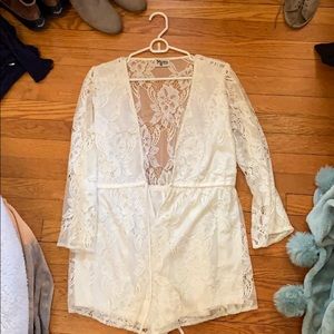 Show me your mumu lace romper